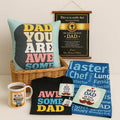 Awesome Dad Personalised Gift Hamper, Set Of 12