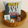 Awesome Dad Personalised Gift Hamper, Set Of 4