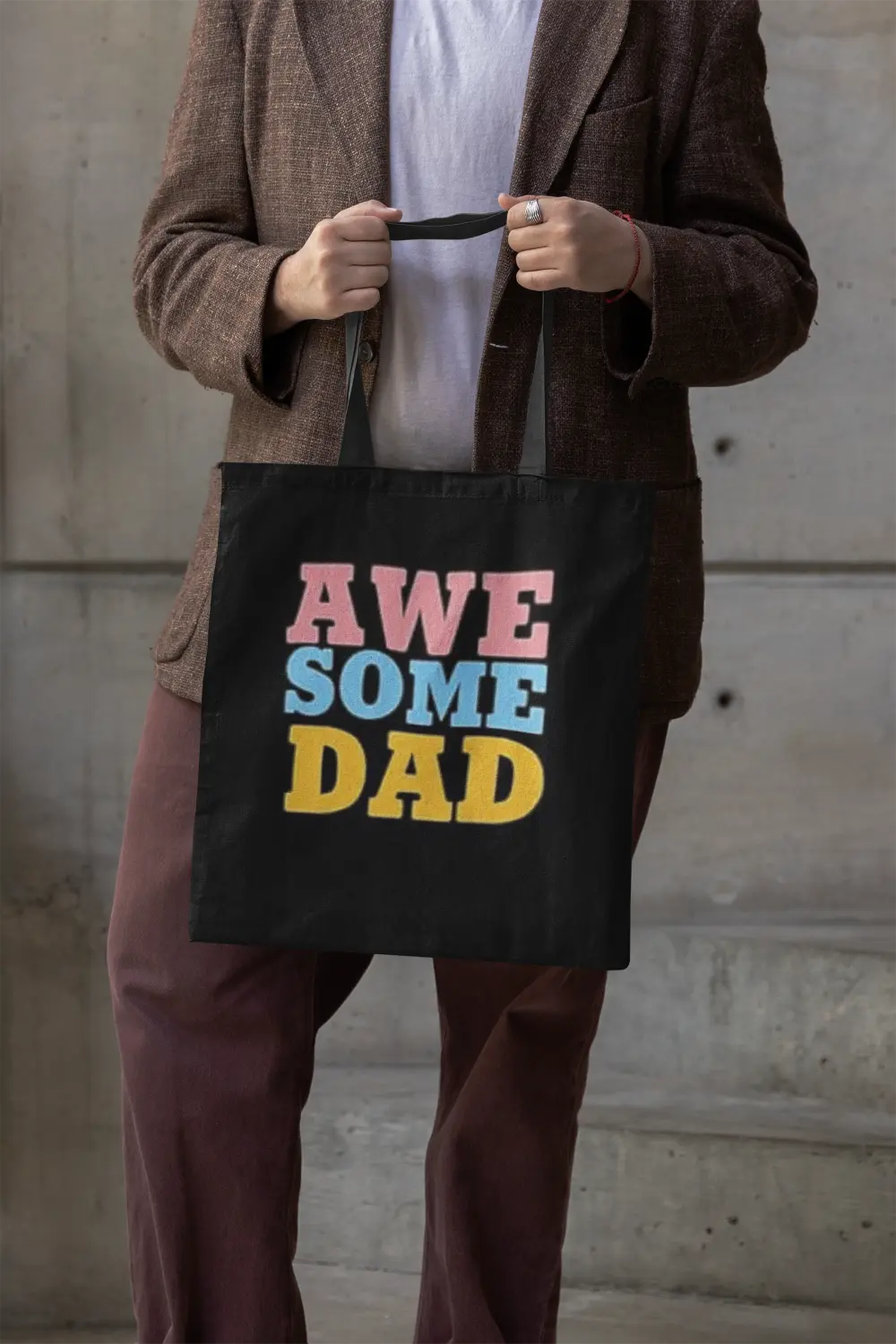 Awesome Dad Tote Bag