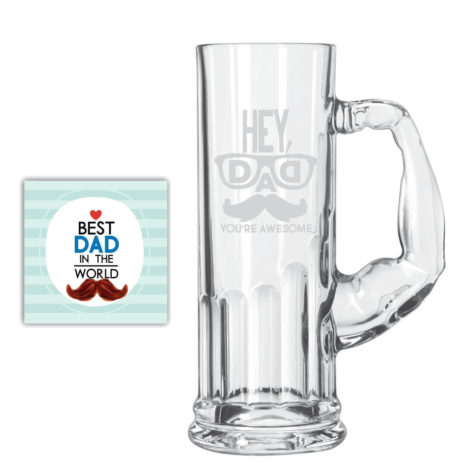 You are Awesome Dad Beer Mug 1