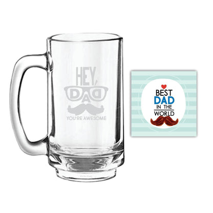 You are Awesome Dad Beer Mug 1