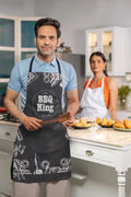 BBQ King Apron - Personalised Grilling Gift for Husband