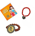 King Bro & Queen Bhabhi Beads Rakhi Combo - Set of 2