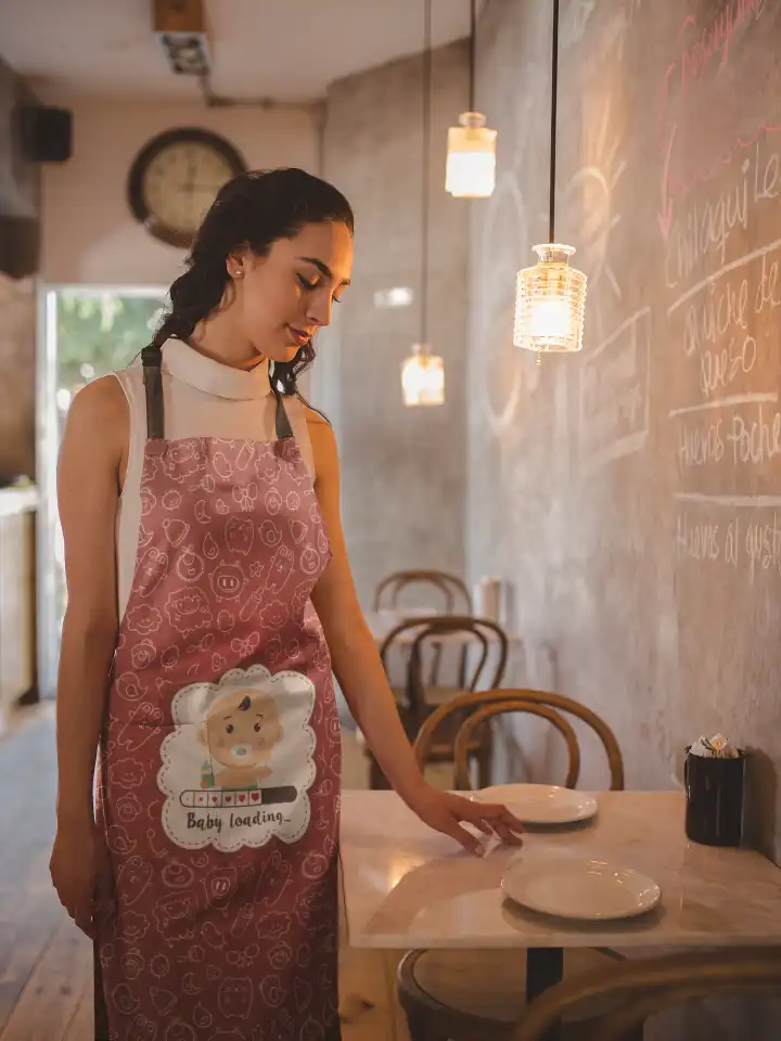 Baby Loading Mom Apron