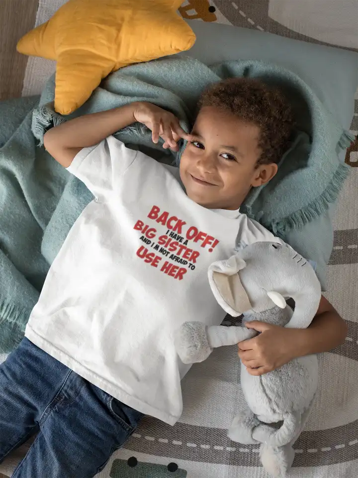 Back Off I Have Big Sister Boys Drifit T-shirt