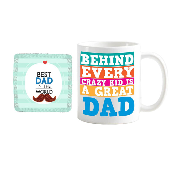 Behind Every Kid Great Dad Coffee Mug