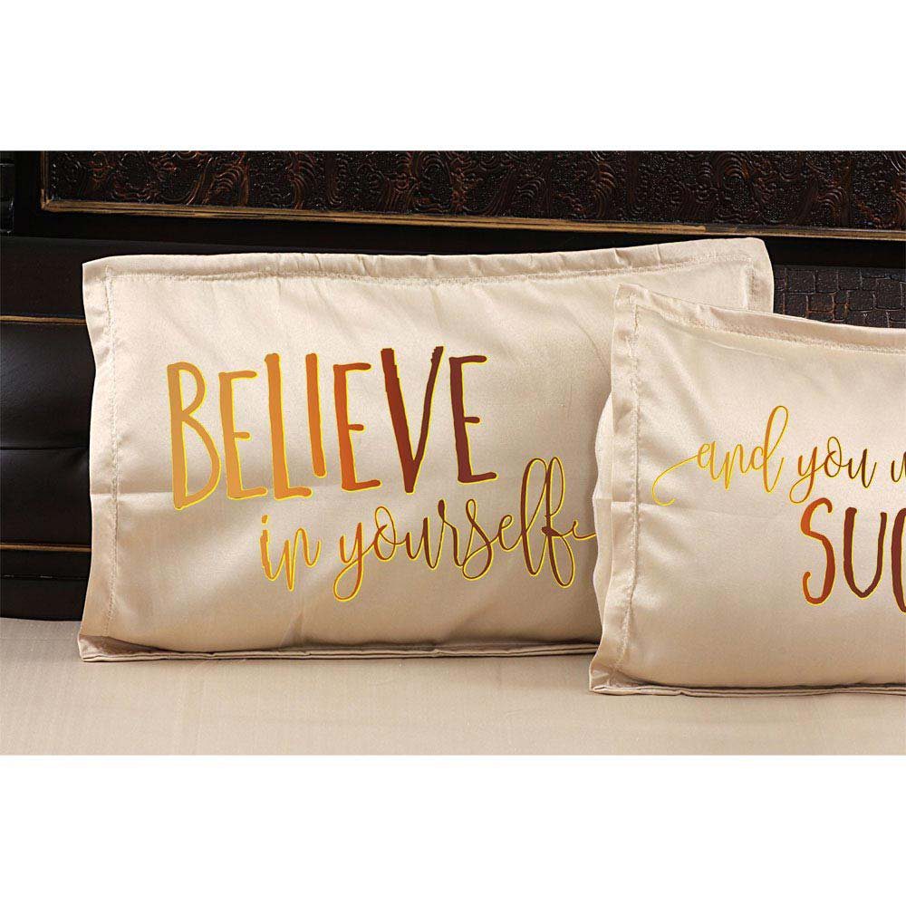Believe-In-Yourself-And-You-Will-Succeed-Quote-Bedsheet-Beige-Pillow