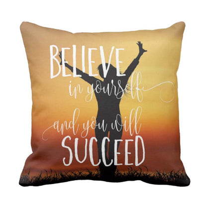 Believe-In-Yourself-And-You-Will-Succeed-Quote-Cushion-Cover
