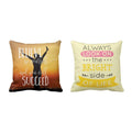 Believe In Yourself Motivational Cushion Cover, Set of 2