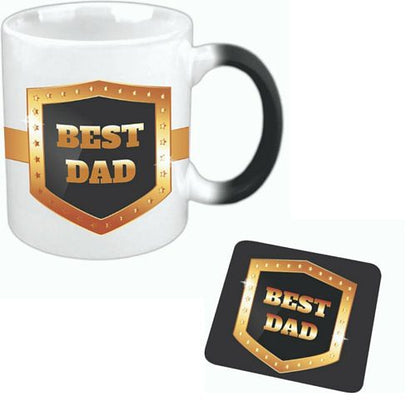 Best-Dad-Black-Magic-Mug-with-coaster-1