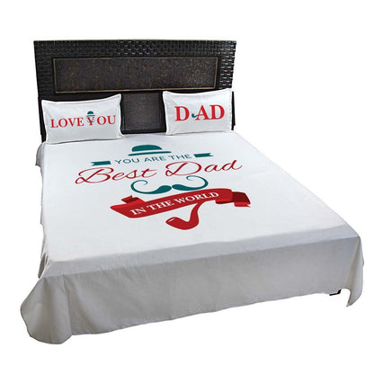 Best-Dad-In-The-World-Bedsheet-White