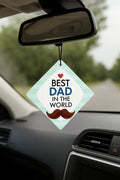 Best Dad in the World Acrylic Car Hanging Ornament