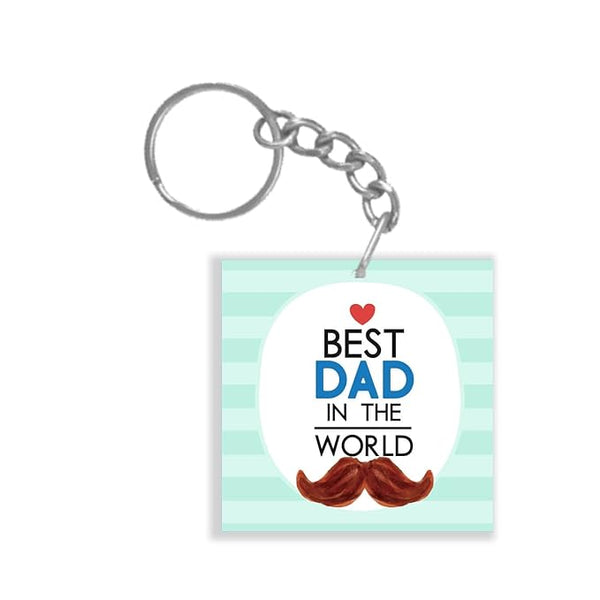 Best Dad in the World Keychain