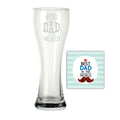 My Cool Dad Beer Pilsner Glass, Personalised Gift for Him