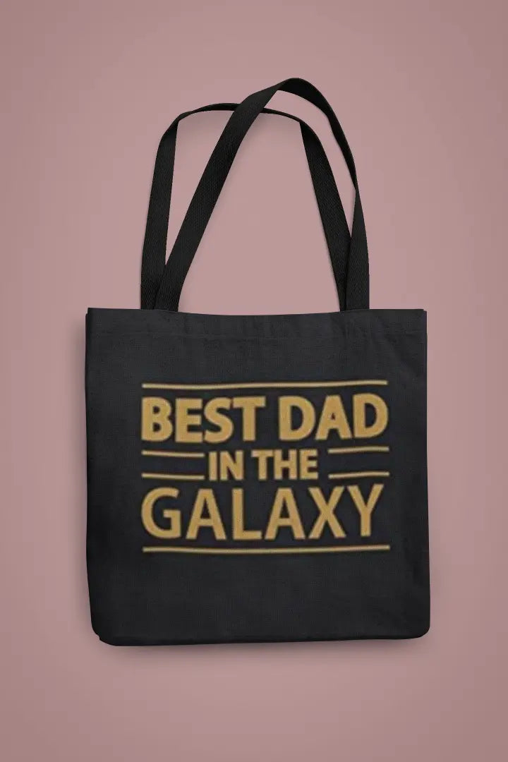 Best Dad in The Galaxy Tote Bag