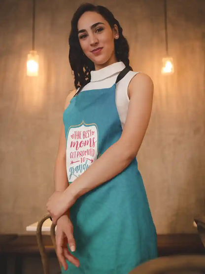 Best Mom Promoted To the grandmom Apron