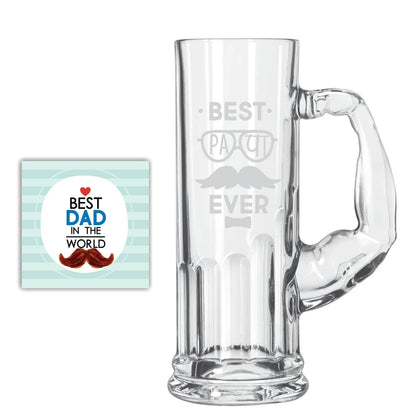 Best Papa Ever Beer Mug 1