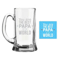 Best Papa Beer Mug - Personalised Birthday Gift for Dad