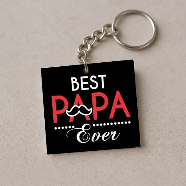Best Papa ever Keychain