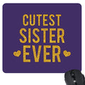 Best Sis Ever Personalised Mousepad for Sister