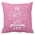 Best Wife Love You Forever Cushion Cover - Gift for Her