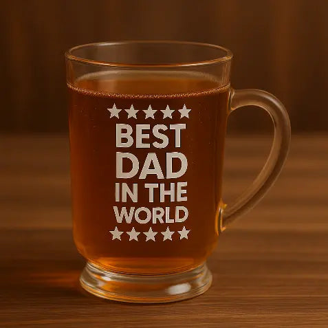 Best dad in the world small tea cup
