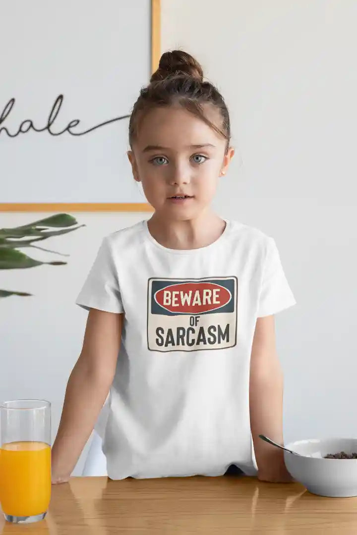 Beware of Sarcasm Unisex Drifit Kid T-shirt