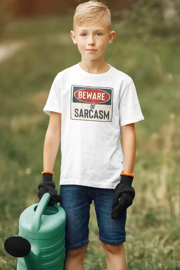 Beware of Sarcasm Unisex Drifit Kid T-shirt