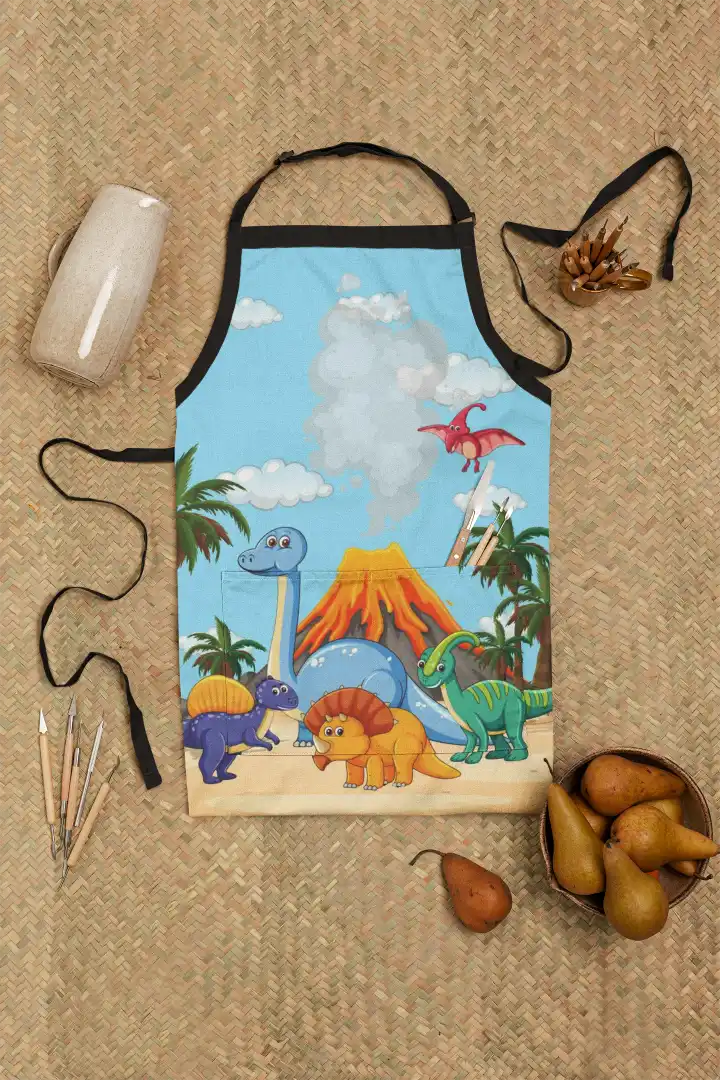 Big Dino Kid Apron