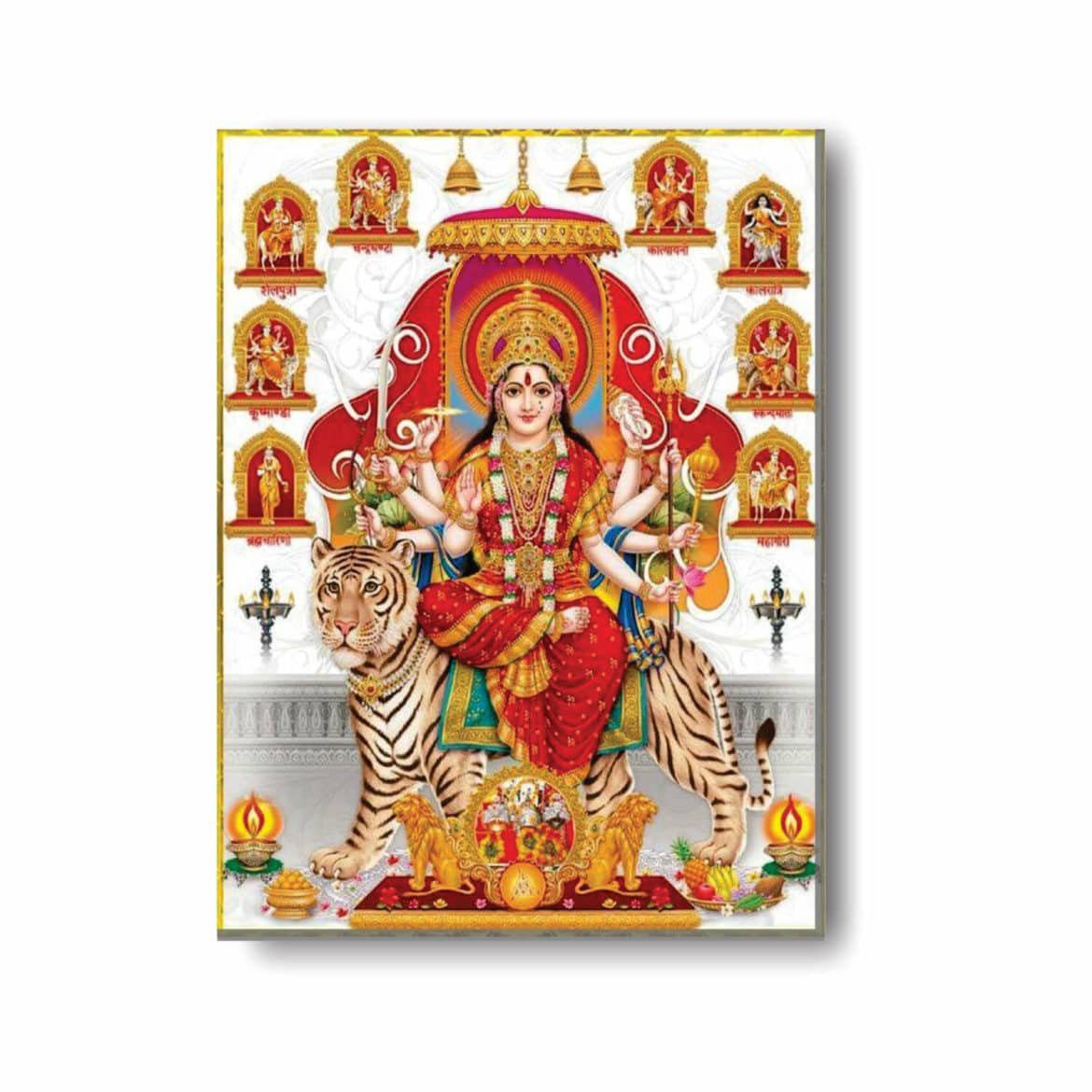 Blissful-Maa-Navadurga-Canvas-Frame-KH5147