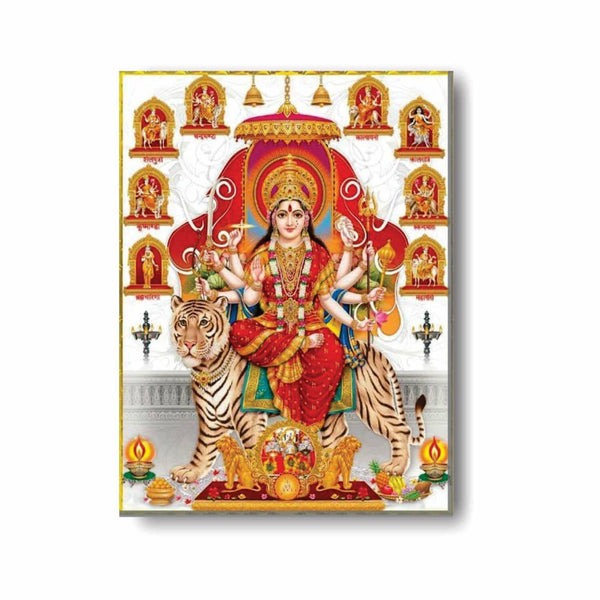 Blissful-Maa-Navadurga-Canvas-Frame-KH5147