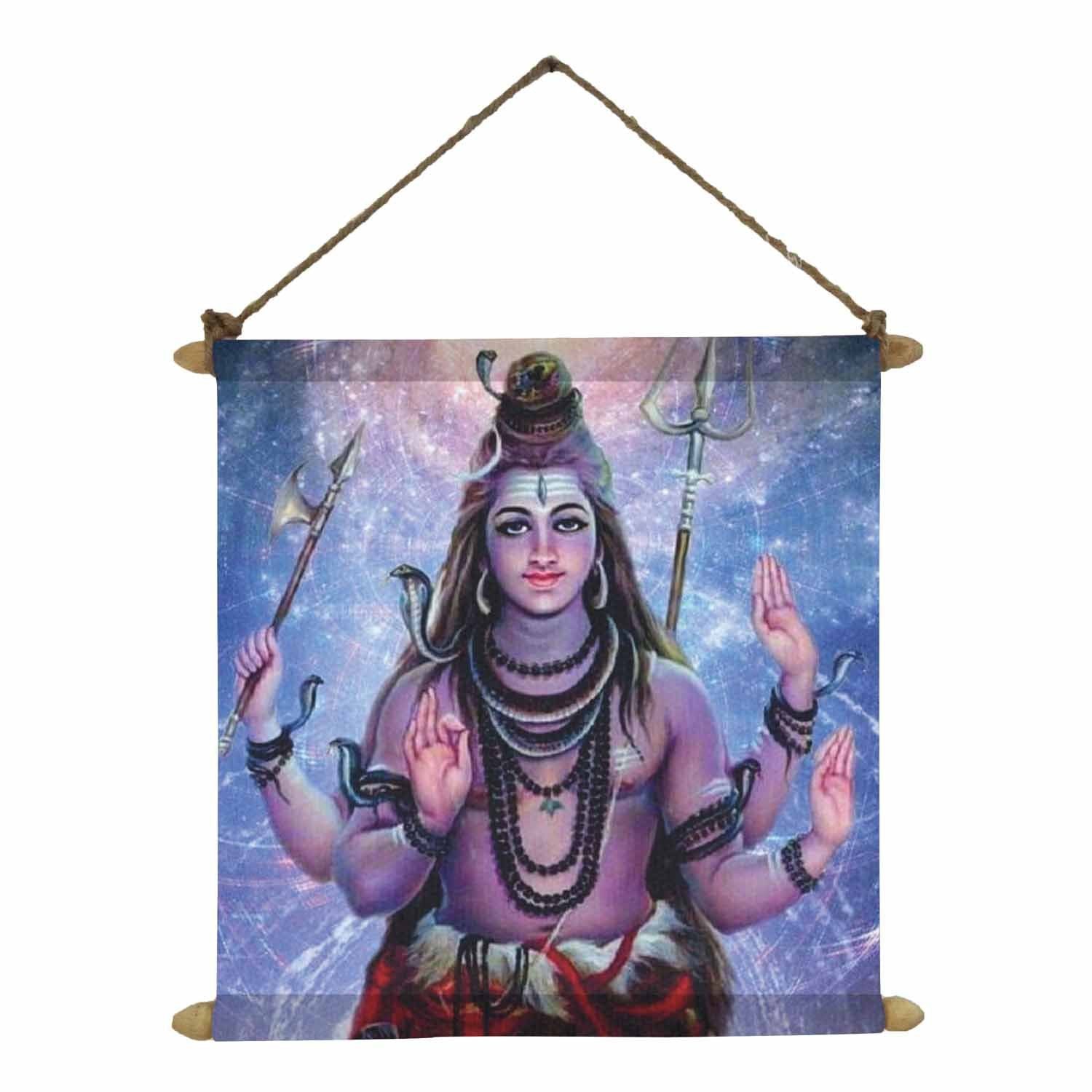 Blissful-Shiva-Canvas-Scroll