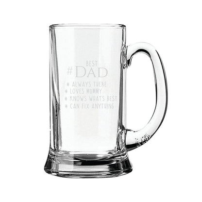 Bowtie Best Dad Beer Mug 1