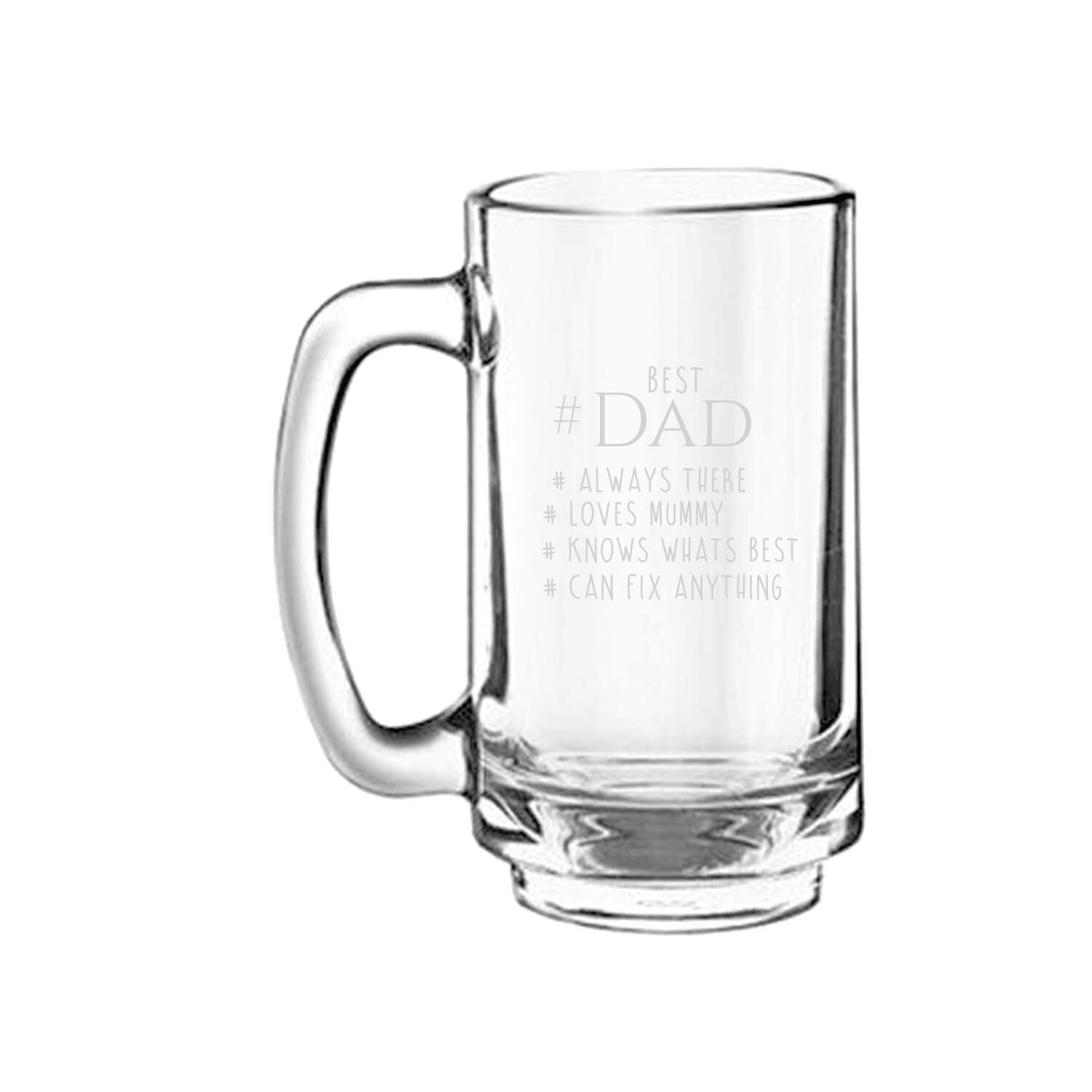 Bowtie Best Dad Beer Mug 1