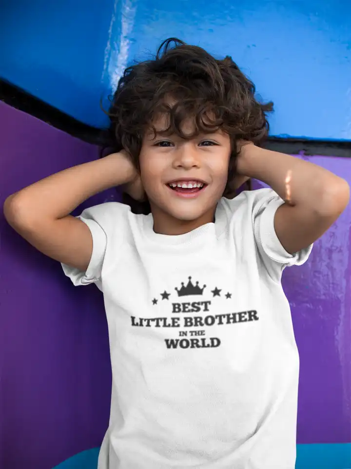 Boys Drifit T-shirt Best Little Brother in the World