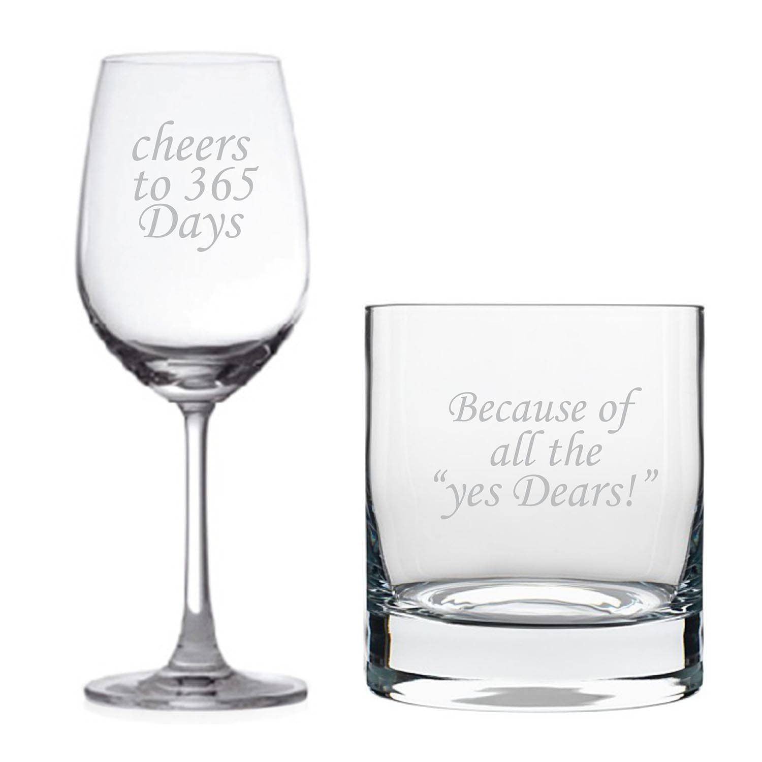 Cheers-1st-Anniversary-Whiskey-Wine-Glasses