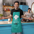 Chef Daddy Personalised Apron with Chef Hat - Gift for Dad