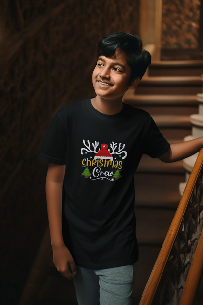 Christmas crew kid tshirt-2