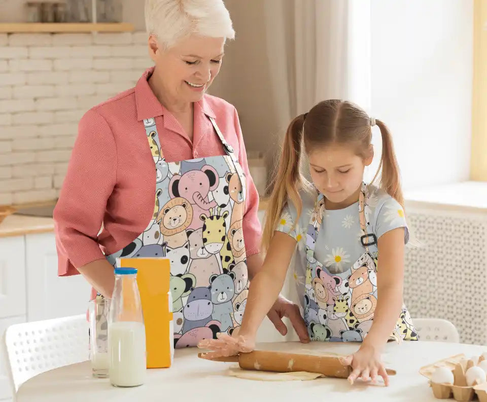 Cool Animals Kids Apron (2)