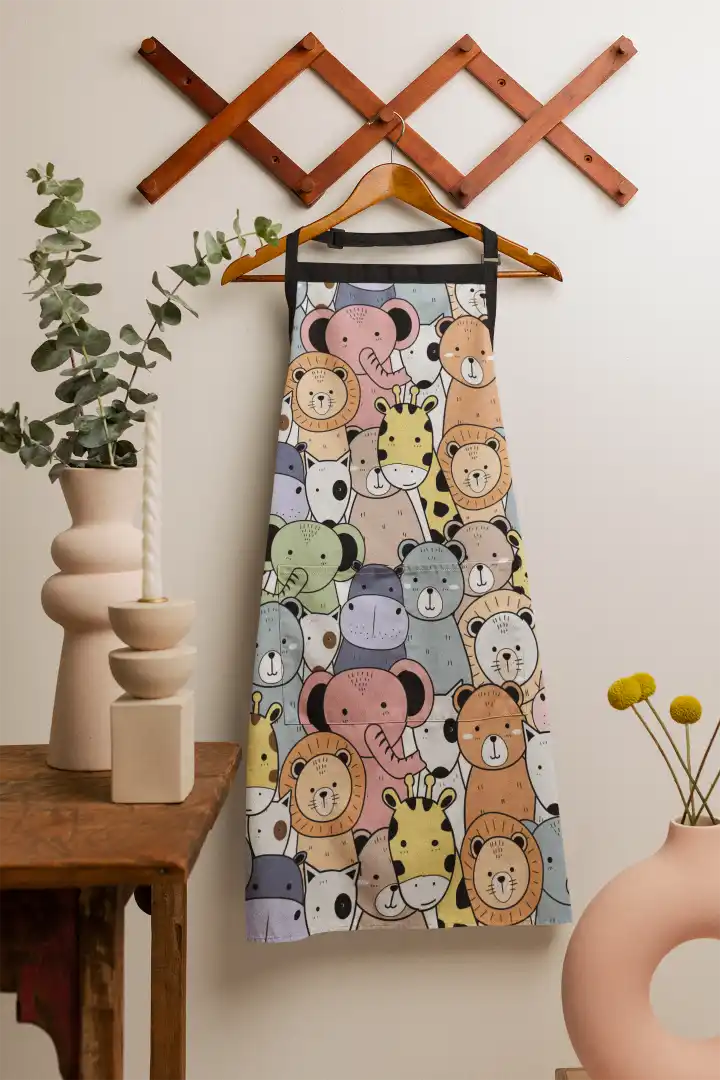 Cool Animals Kids Apron