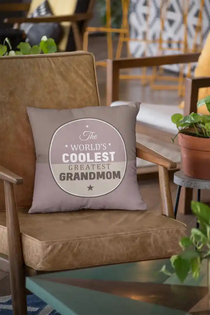 Coolest Grandmom Cushion Cover