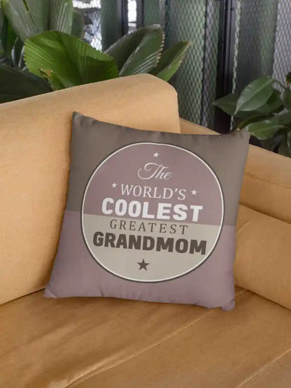 Coolest Grandmom Cushion Cover
