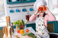 Cute Animals Kids Apron - Colourful Chef Apron for Children