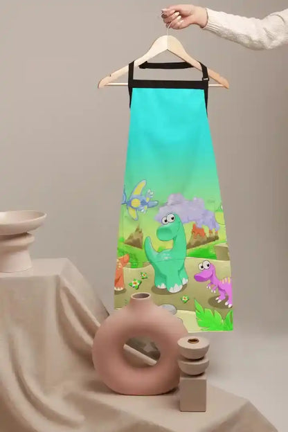 Cute Dinosaur Kid Apron