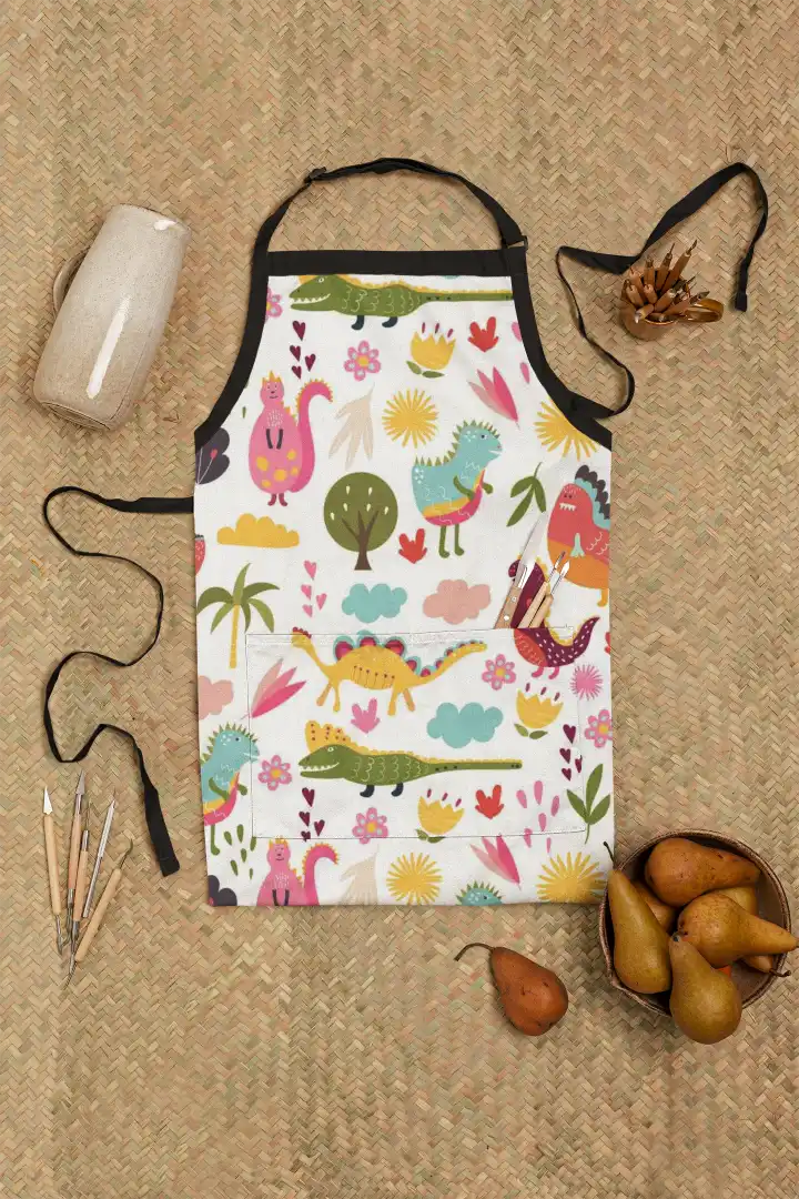 Cute Dinosaur Apron