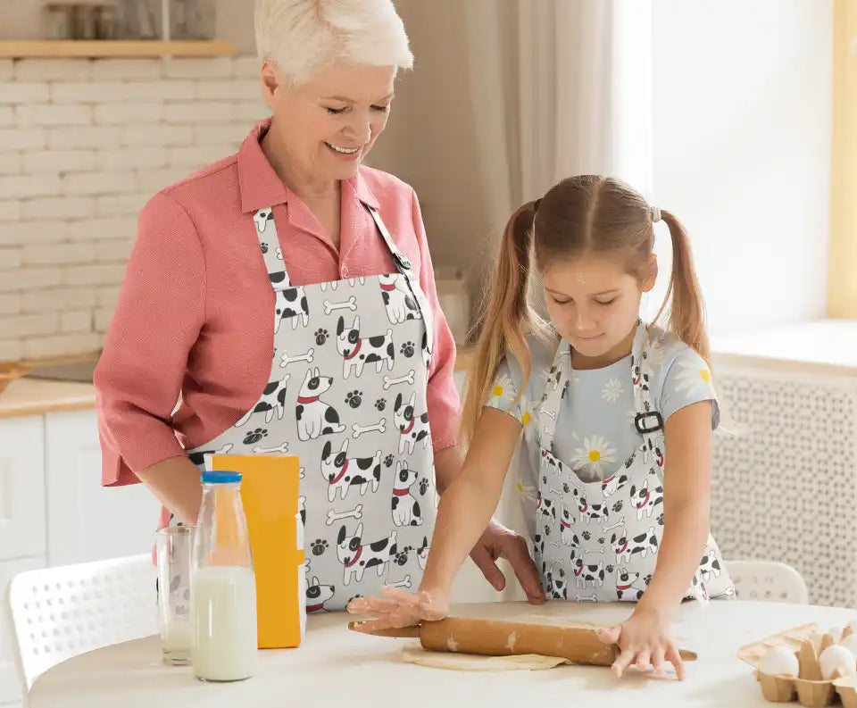 Cute Dog Kid Apron