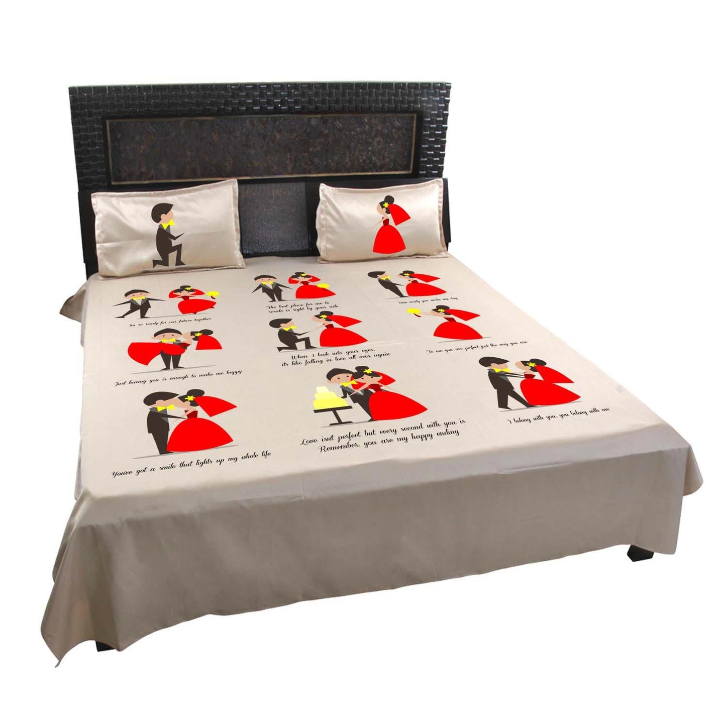 Cute-Doodle-Bedsheet-for-the-Couple-Bedge