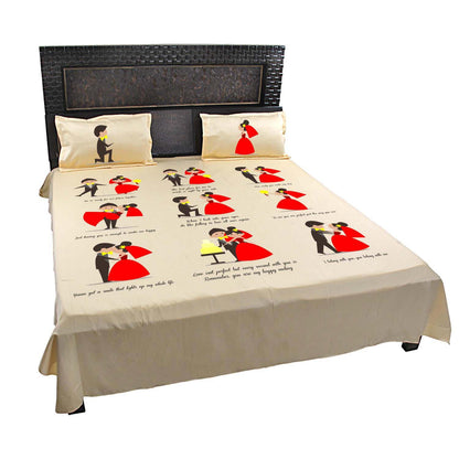 Cute-Doodle-Bedsheet-for-the-Couple-Mango