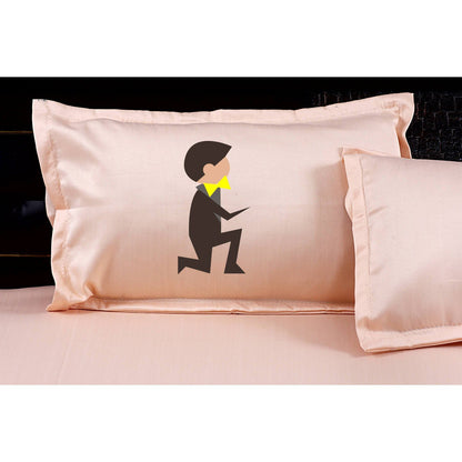 Cute-Doodle-peach-pillow-1