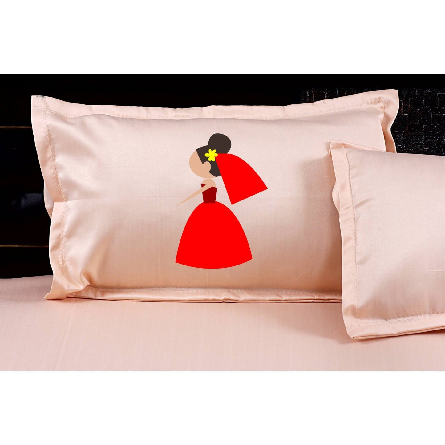 Cute-Doodle-peach-pillow-2
